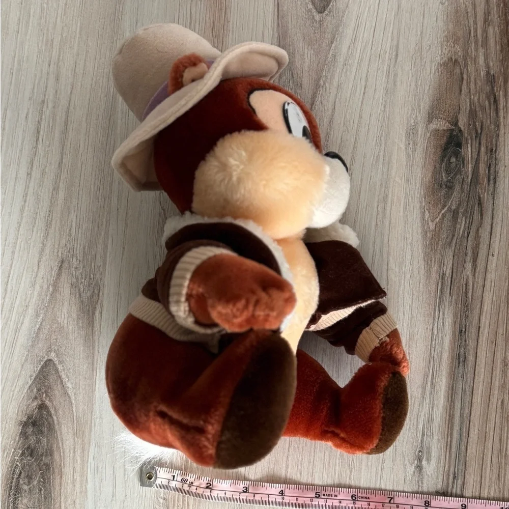 Vintage 90s Disney Parks Rescue Ranger Chip Plush – 12” Stuffed Animal